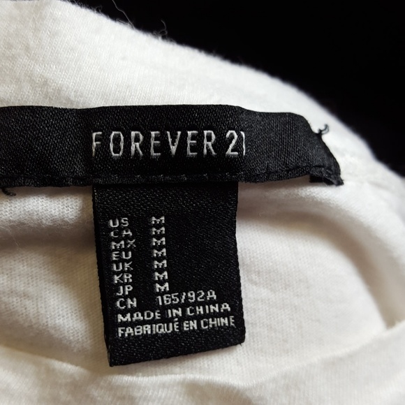 Forever 21 Tank Top Blouse (M) Flag Studded Cotton - Picture 5 of 6